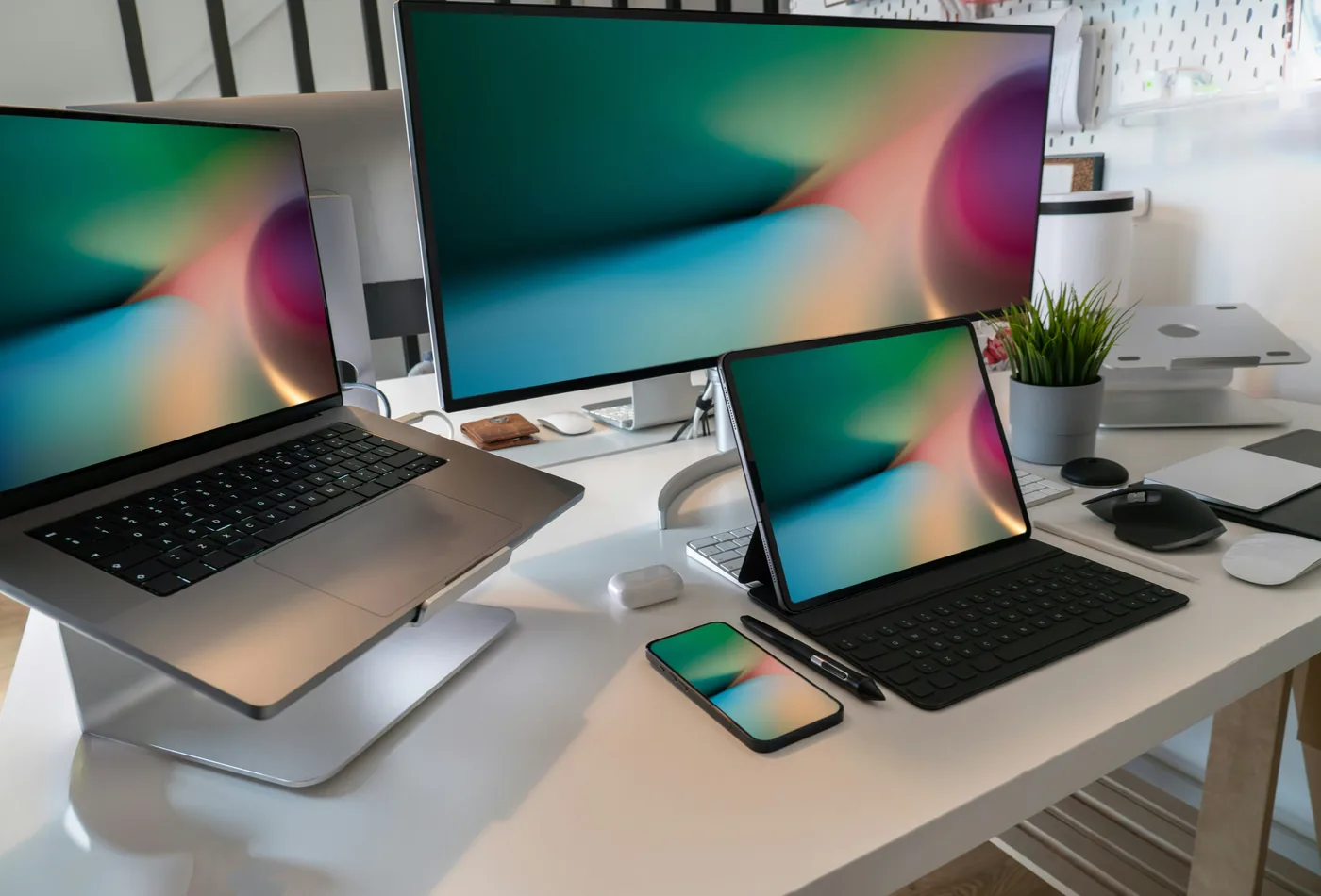 Responsive website shown across laptop, tablet, and phone